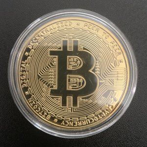 COLLECTABLE BITCOIN SOUVENIR COIN